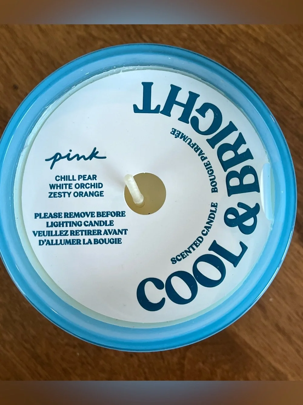 Victoria’s Secret PINK Cool & Bright Candle Jar Retails $30 NEW